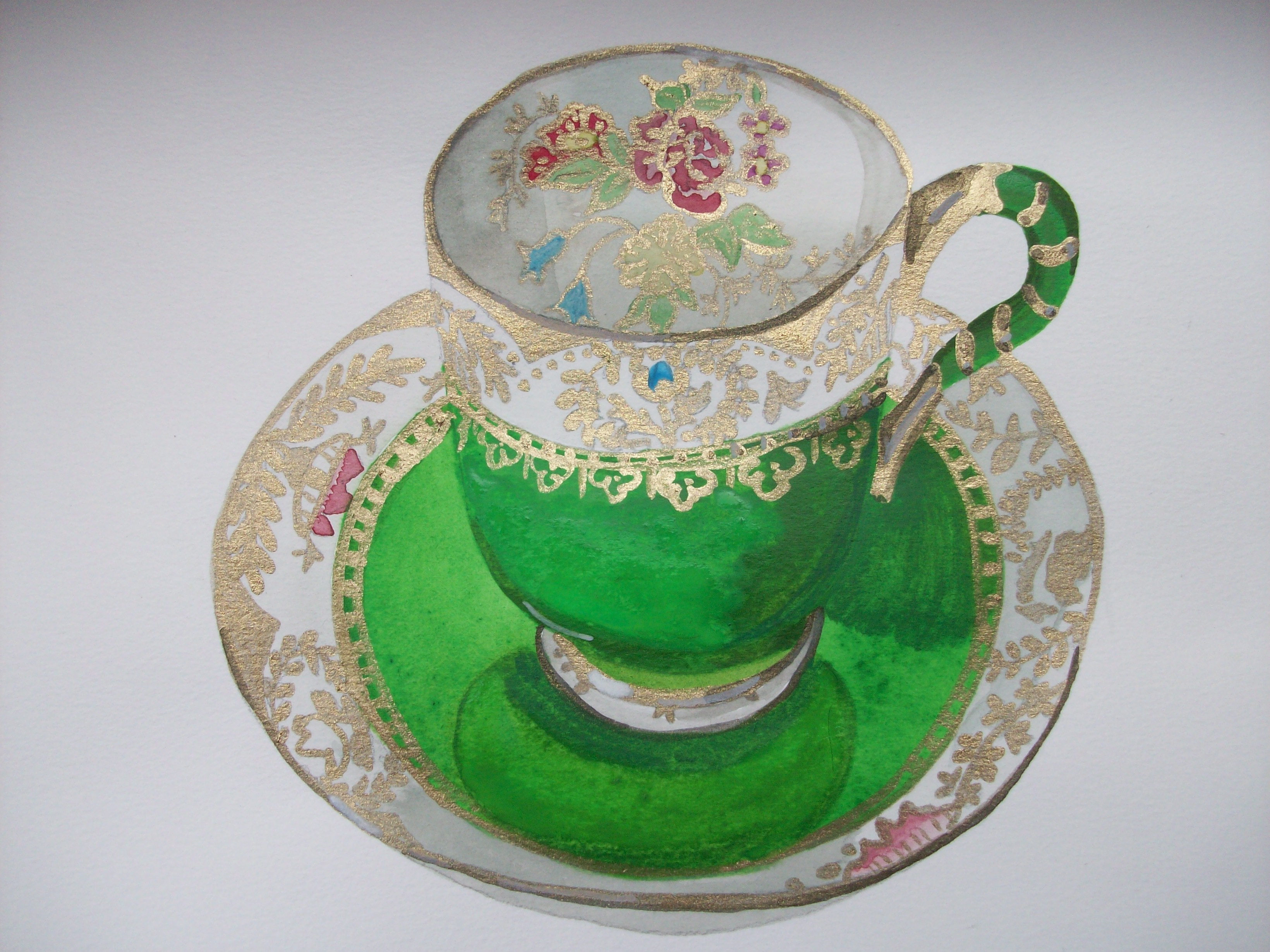 green teacup