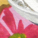 Close up detail of Pink Stripe Teacup