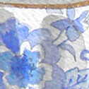 Close up detail of Blue Blossom Teacup