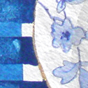 Close up detail of Blue Blossom Teacup