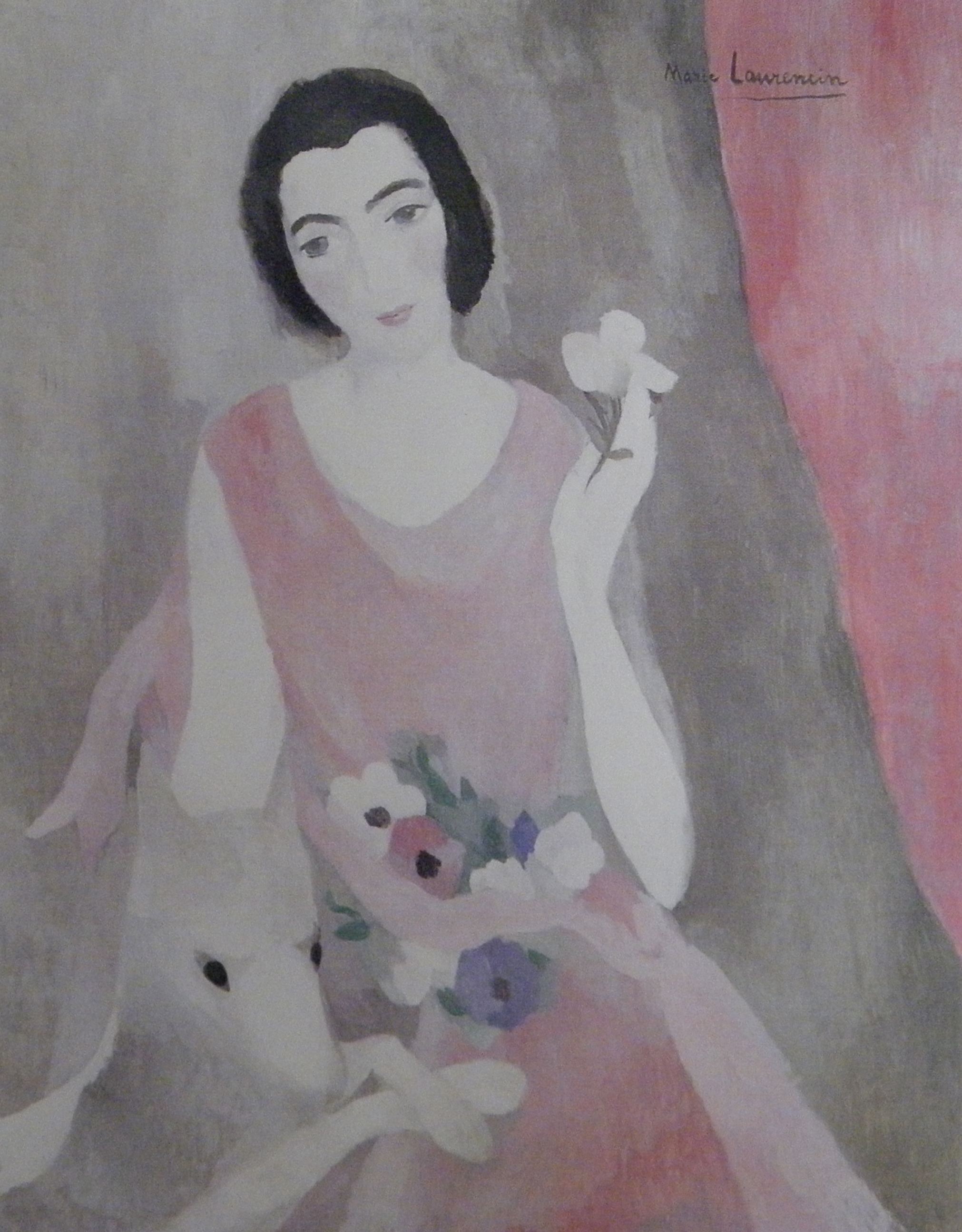 Marie Laurencin - Portrait de Madame Paul Guilaume 1924 Marie Laurencin - Portrait de Madame Paul Guilaume 1924