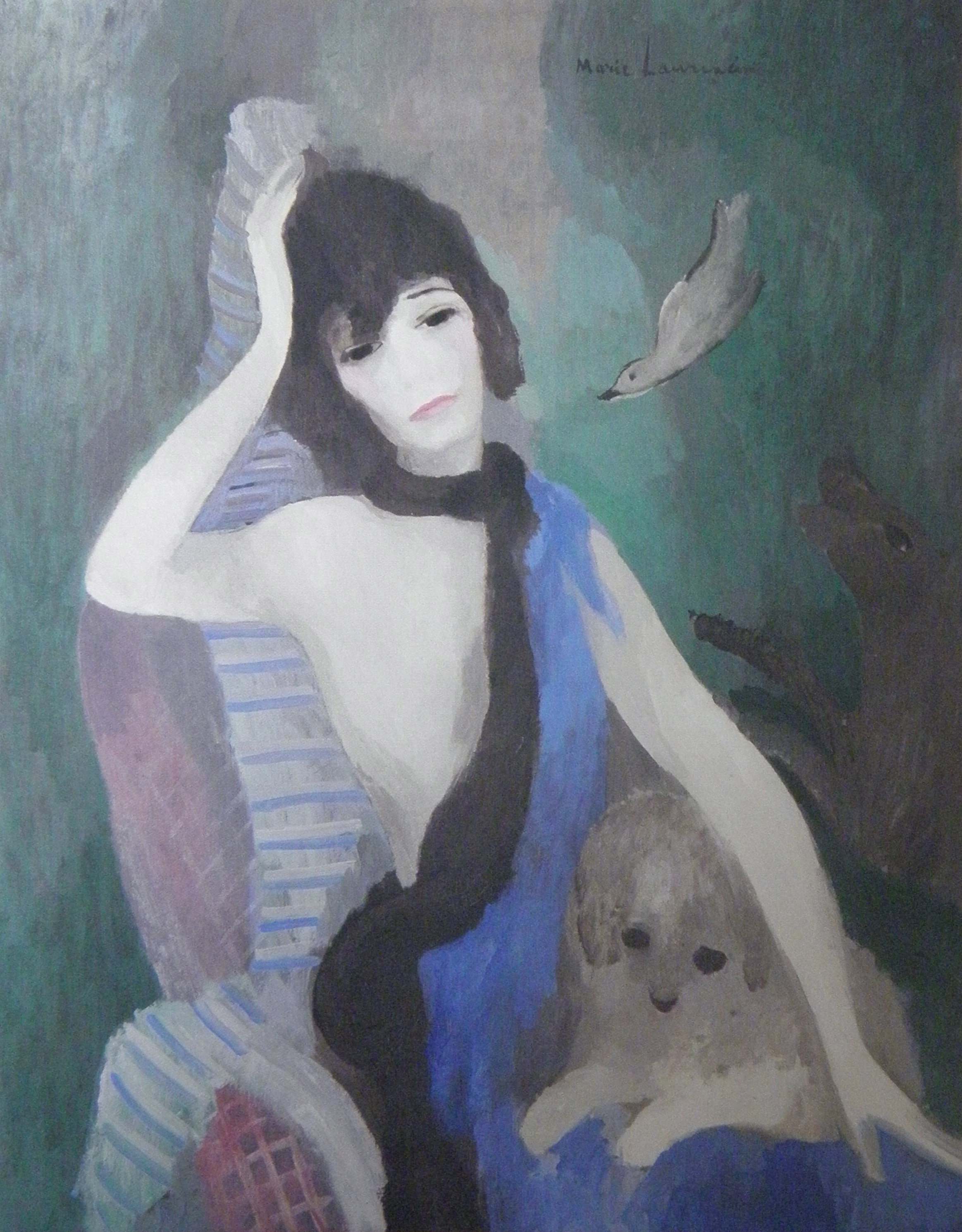 Marie Laurencin - Portrait de Mademoiselle Chanel 1923 Marie Laurencin - Portrait de Mademoiselle Chanel 1923