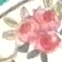 Close up detail of Turquoise teacup