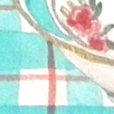 Close up detail of Turquoise teacup