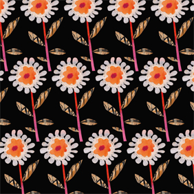 Collaged Flower