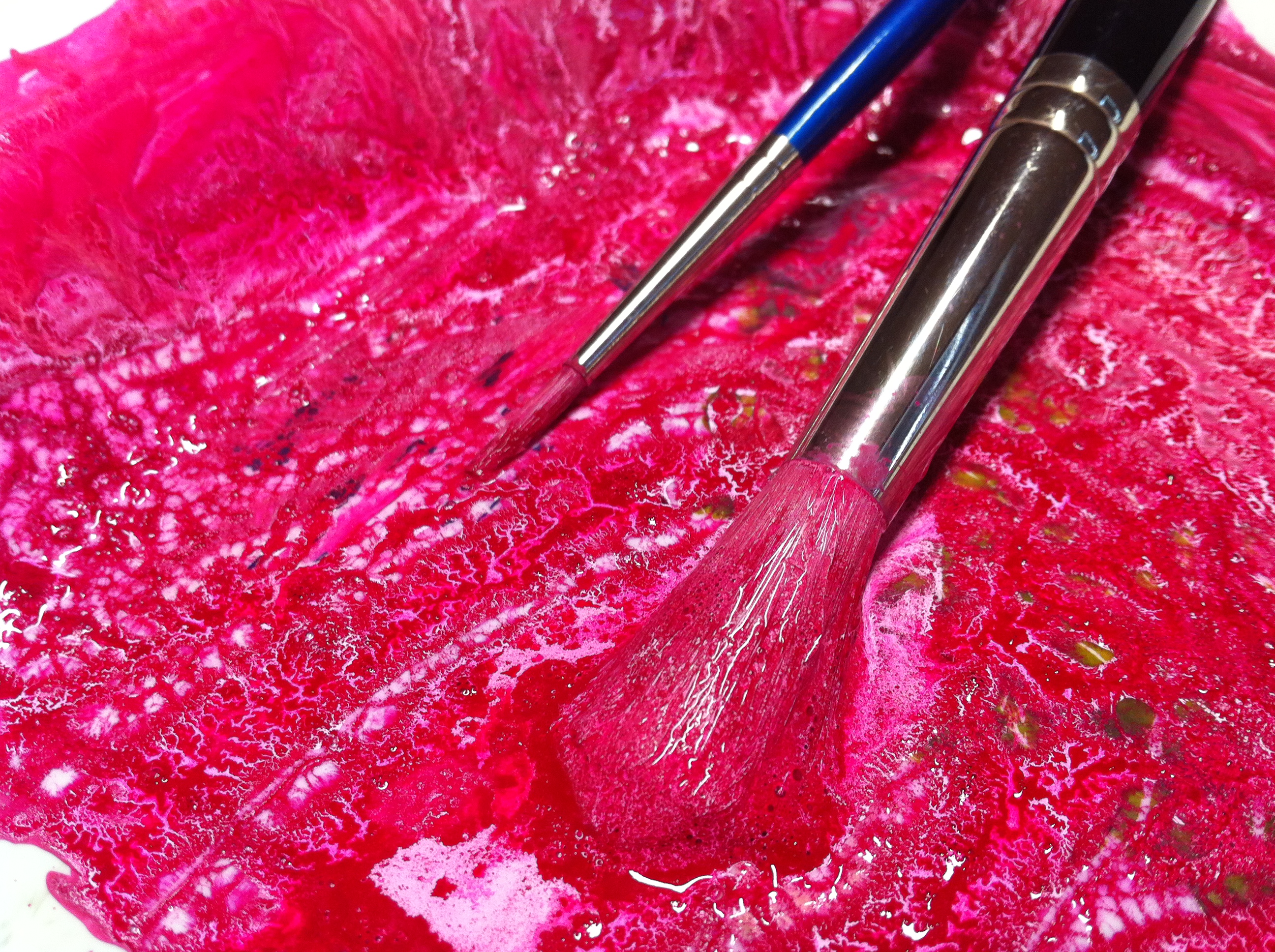 cyclamen paint palette