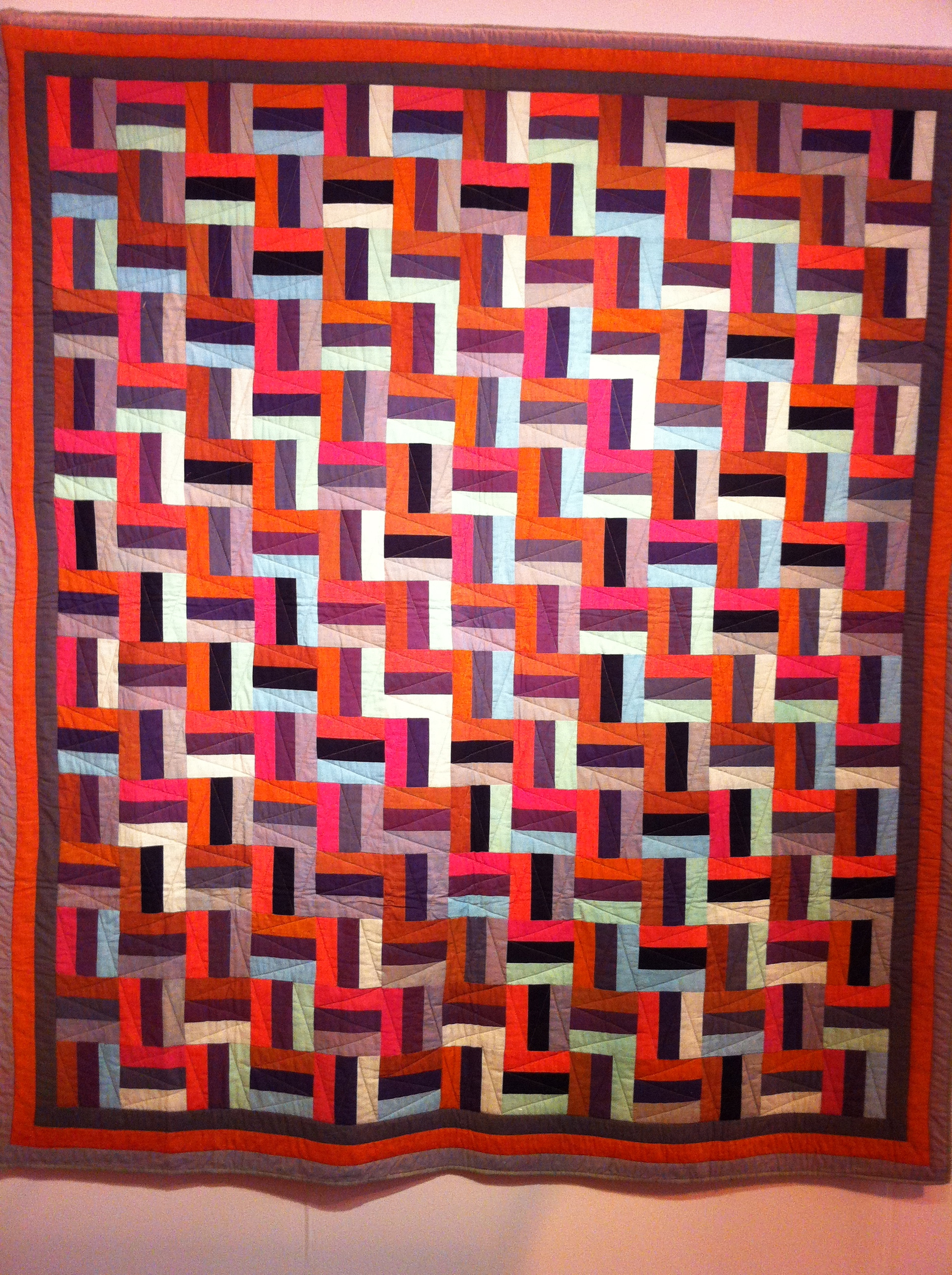 Kaffe Fassett Rail Fence Quilt