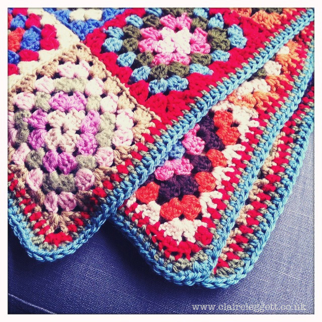 crochet blanket edged