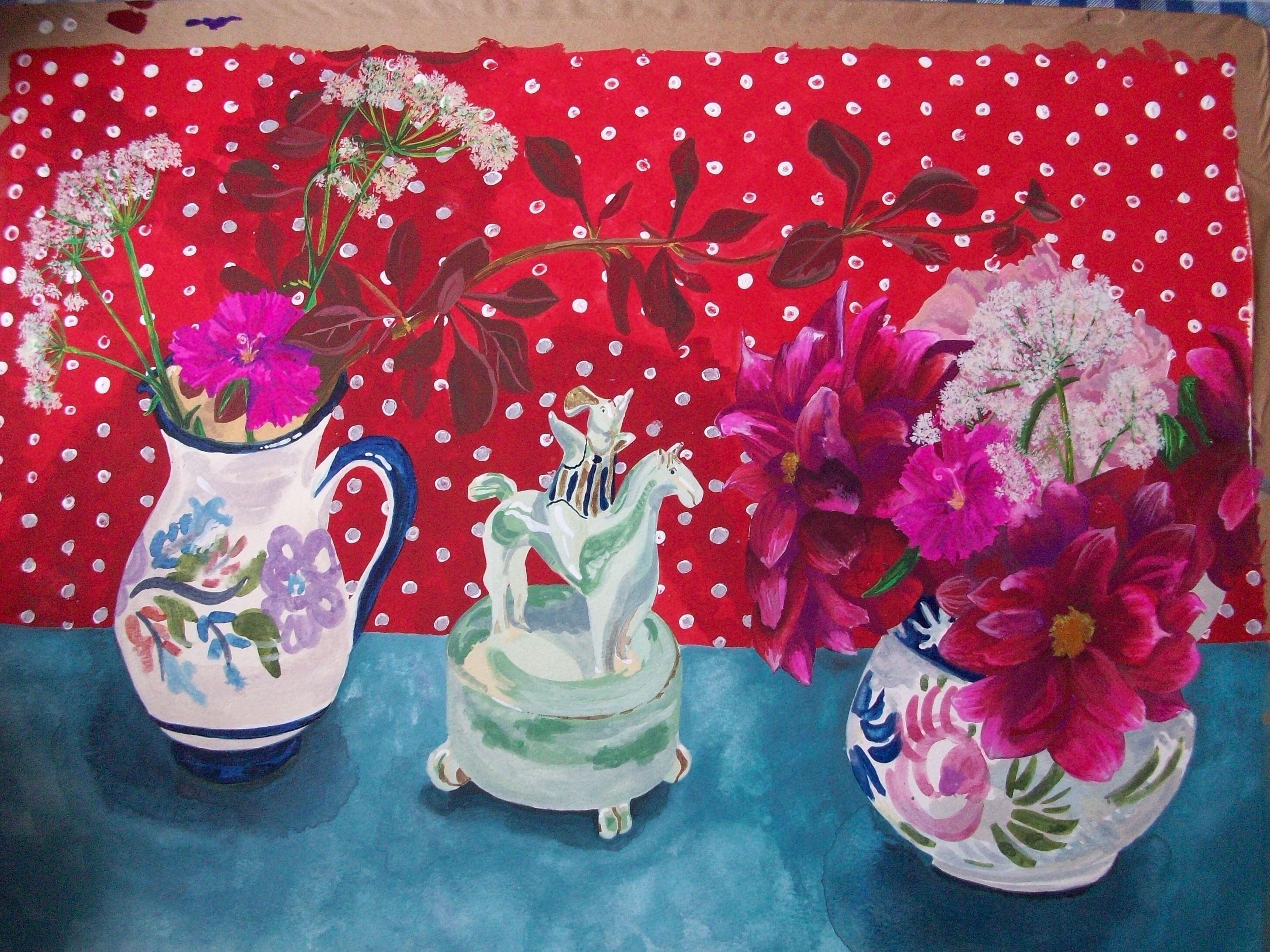 circus girl painting