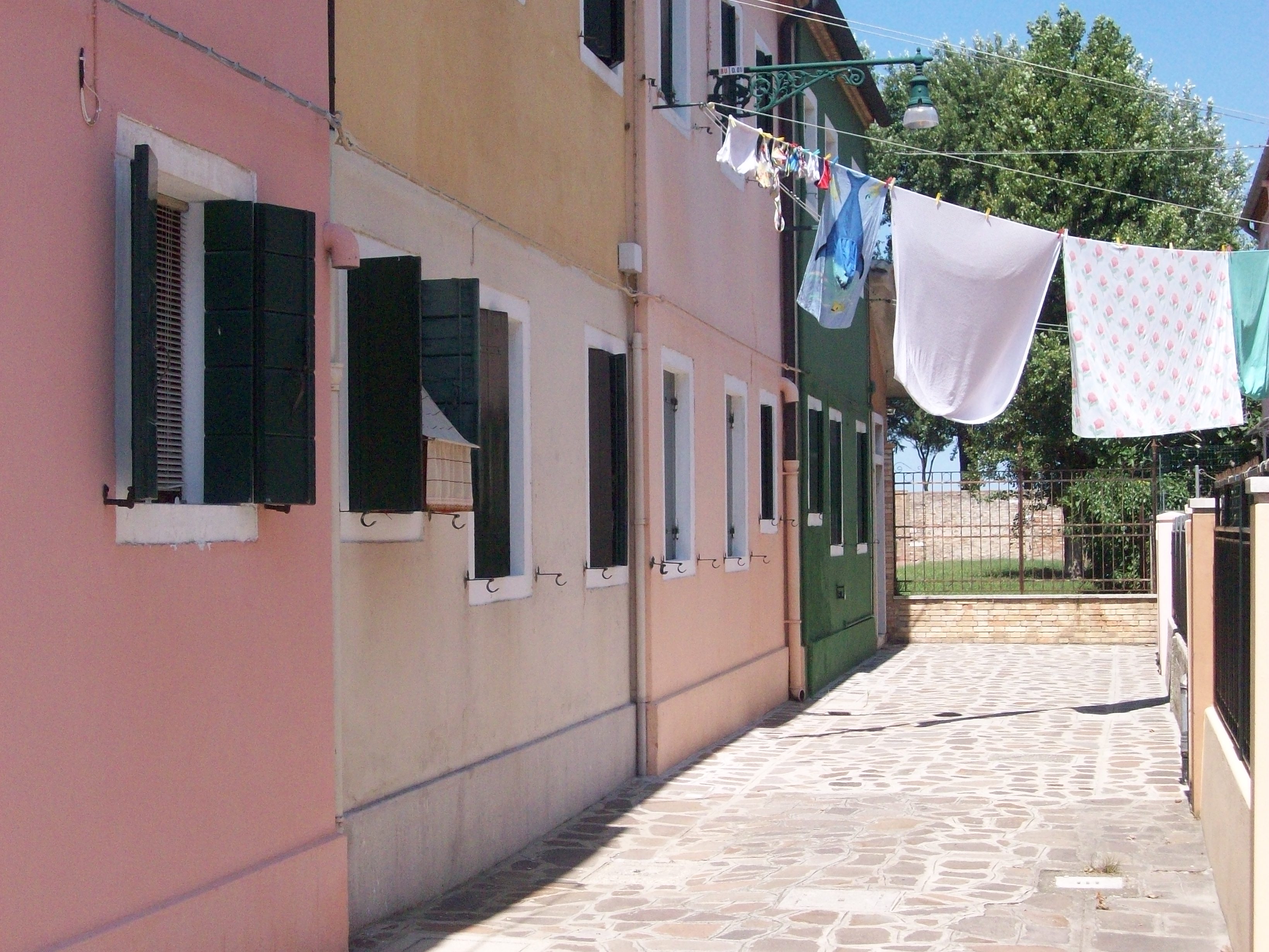Burano pink houses Burano pink houses