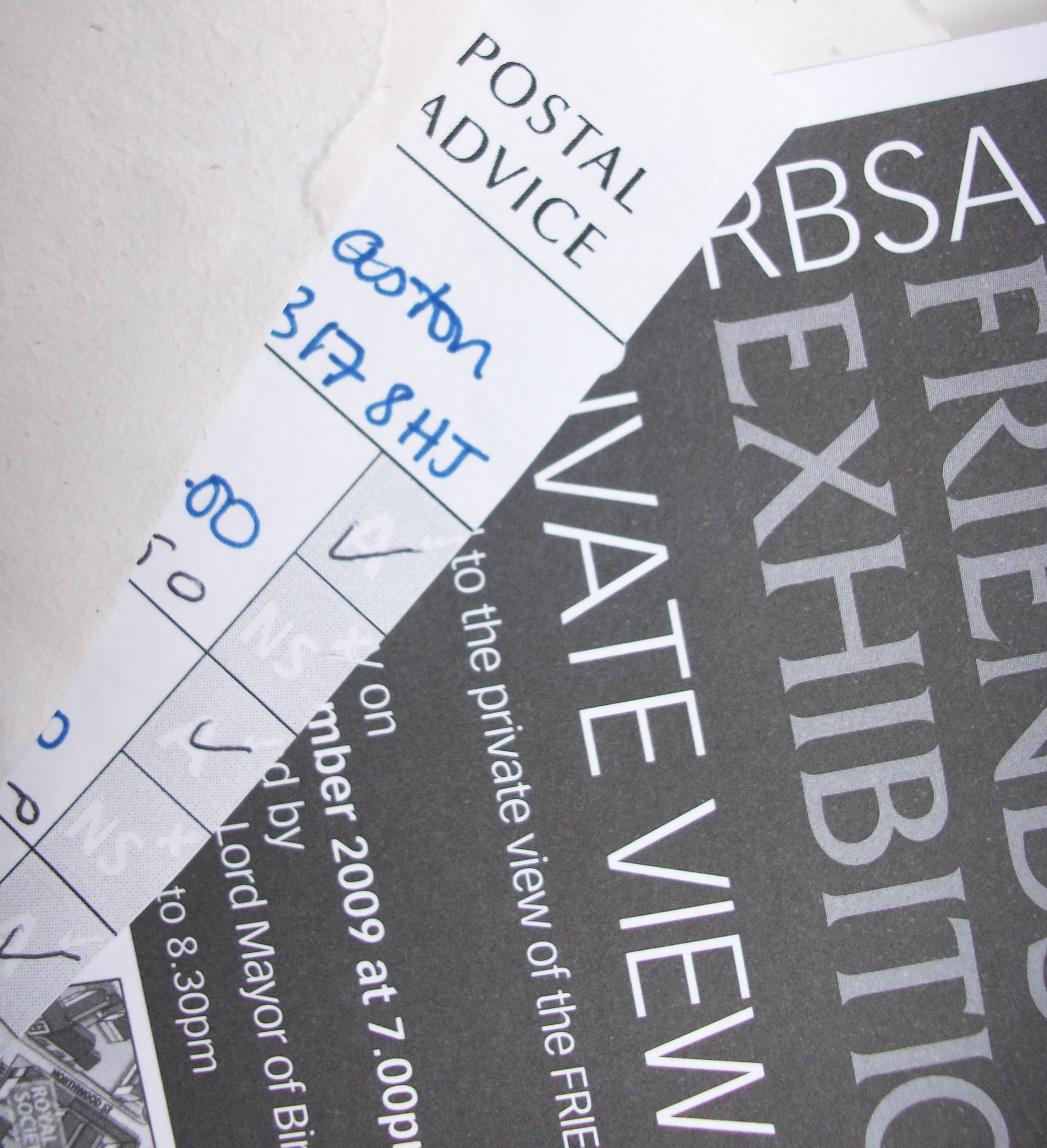 Exhibition acceptance