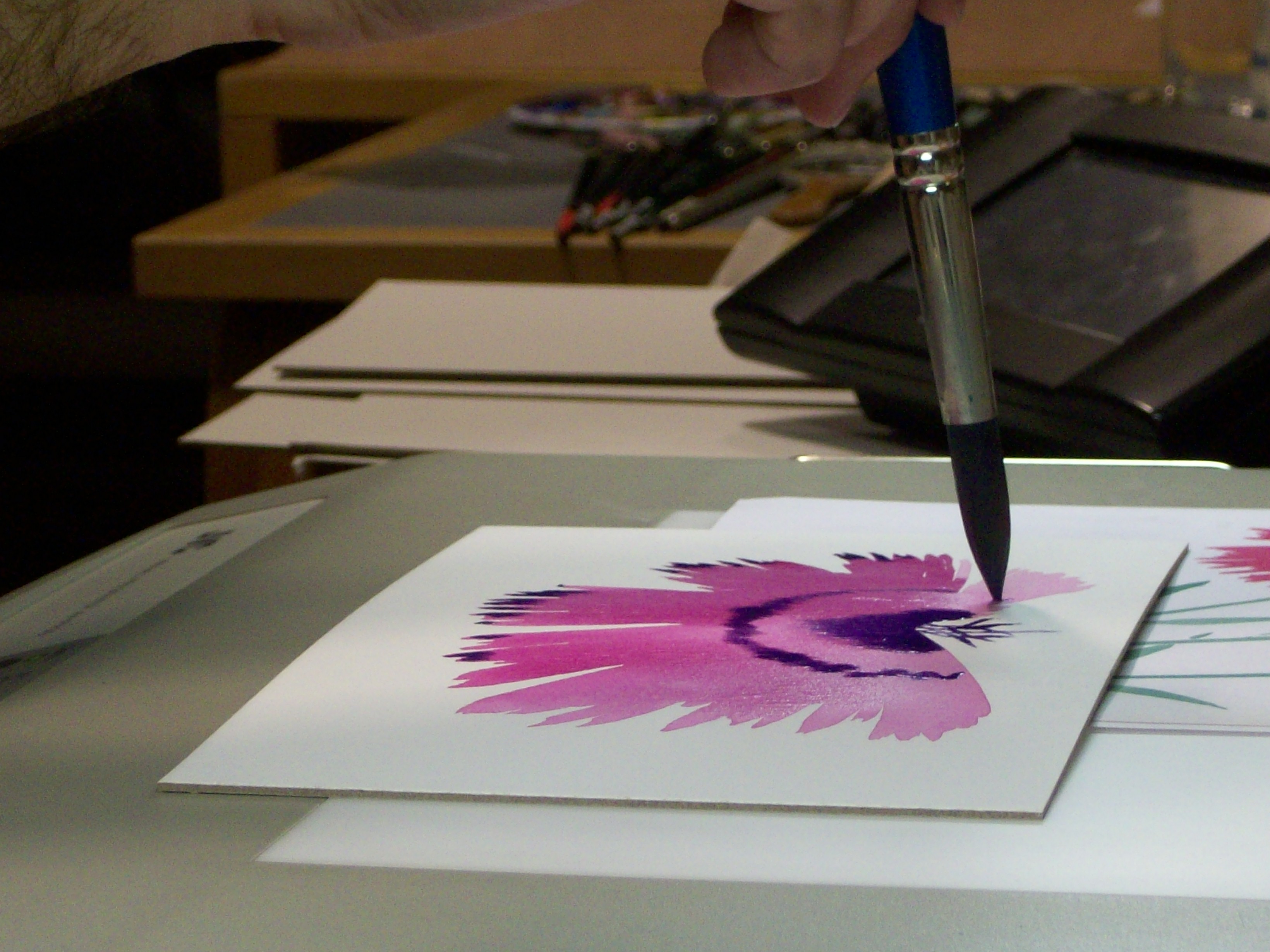 Ian Coleman brush work