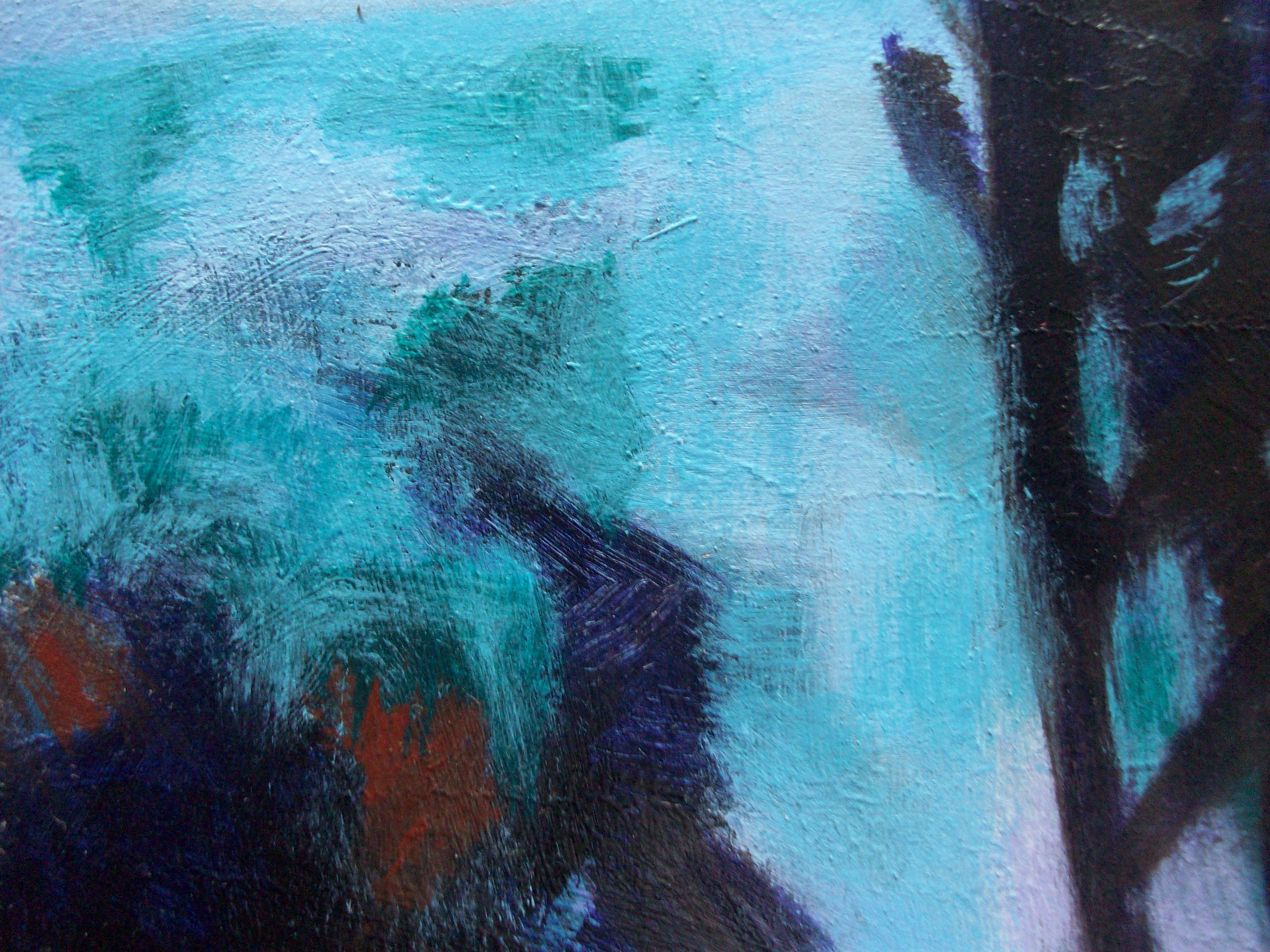 Acrylic landscape detail 1
