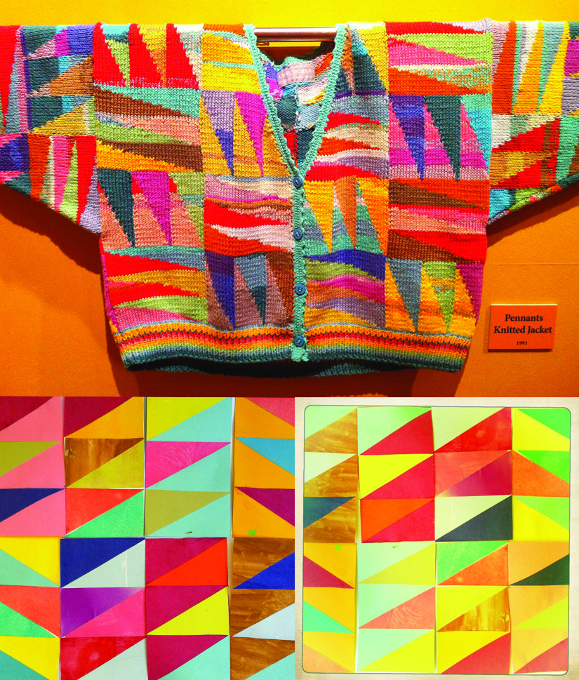 Kaffe_pennants and collage