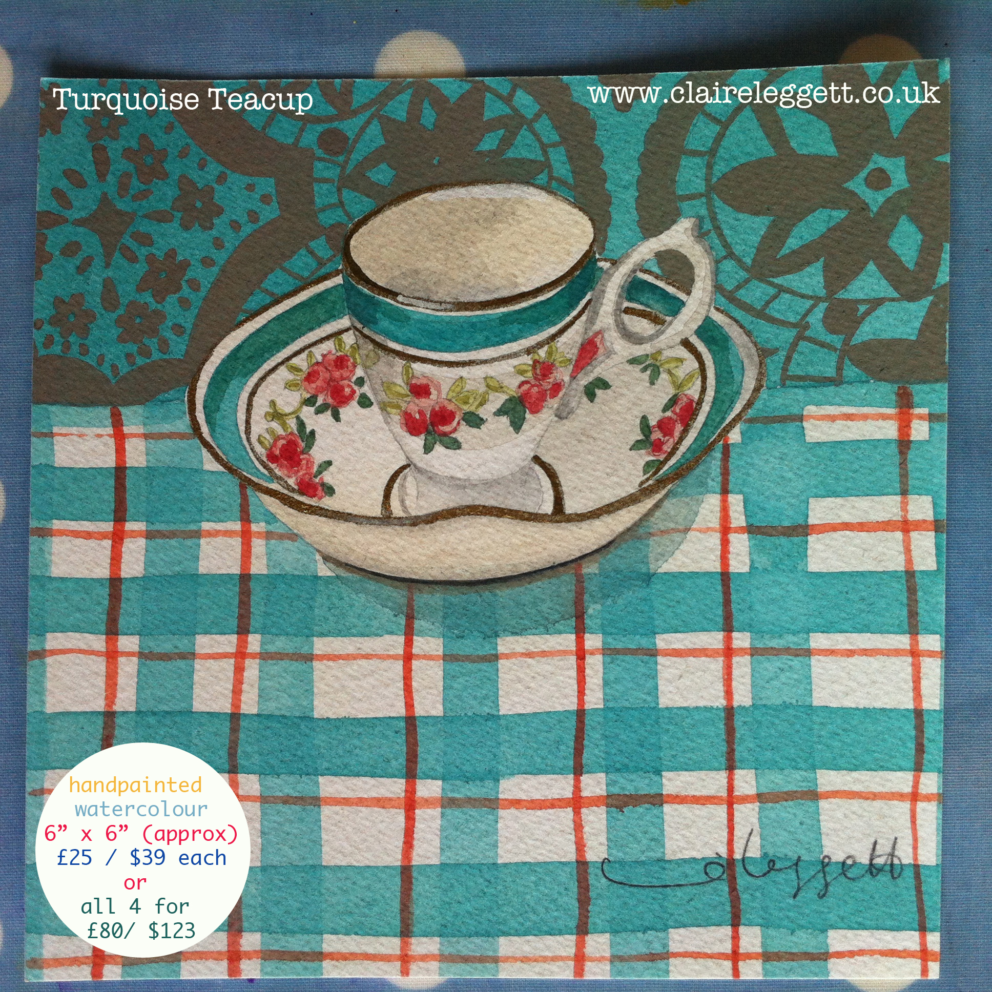 Turquoise Teacup