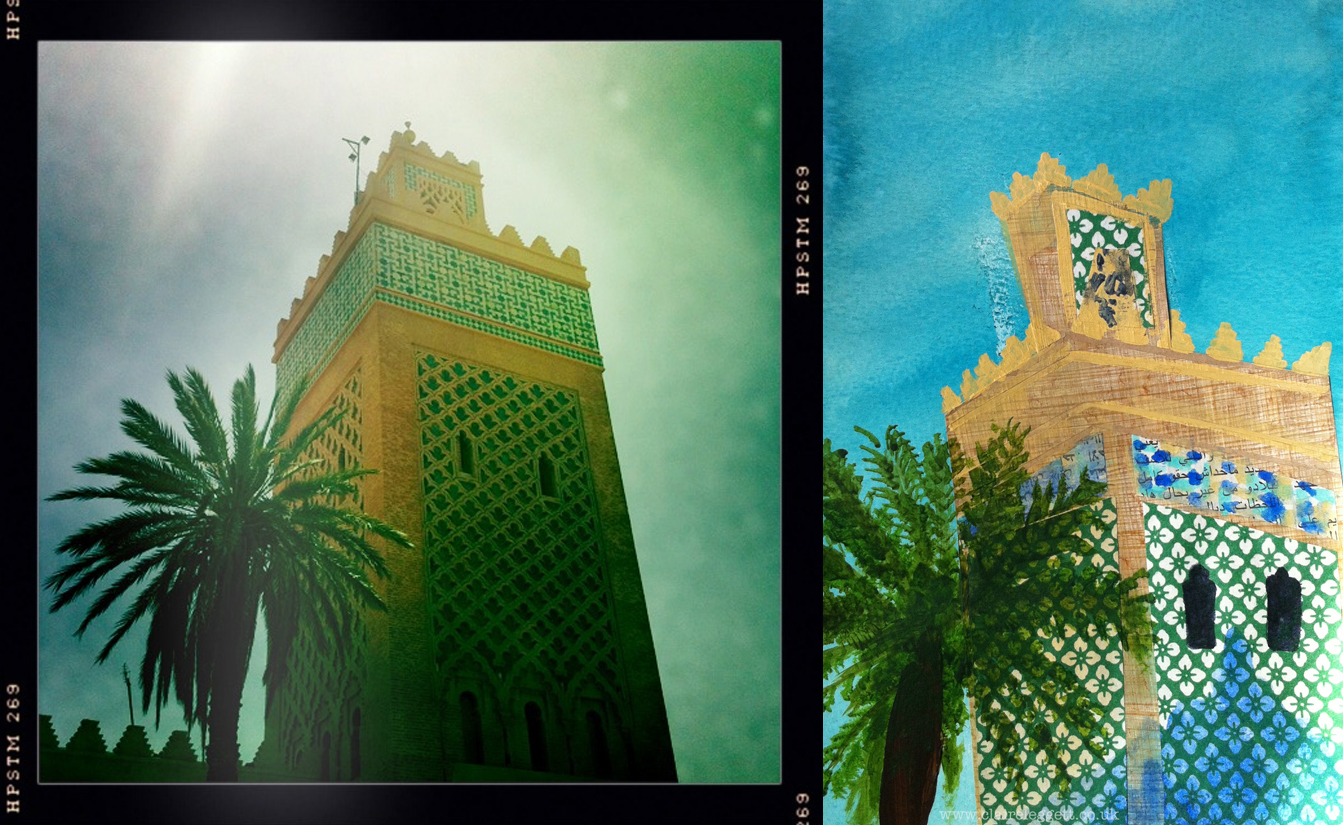 Koutoubia Minaret mosaic