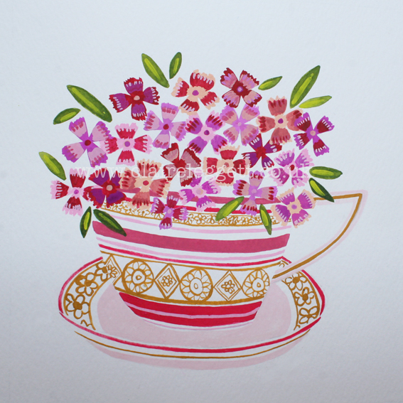 Pinks in Cup_claire_leggett