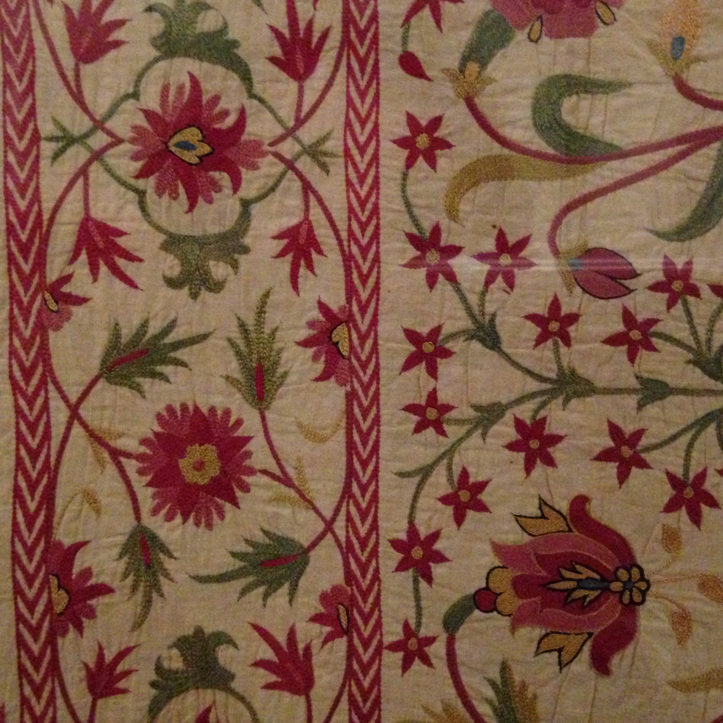 indian fabric v and a