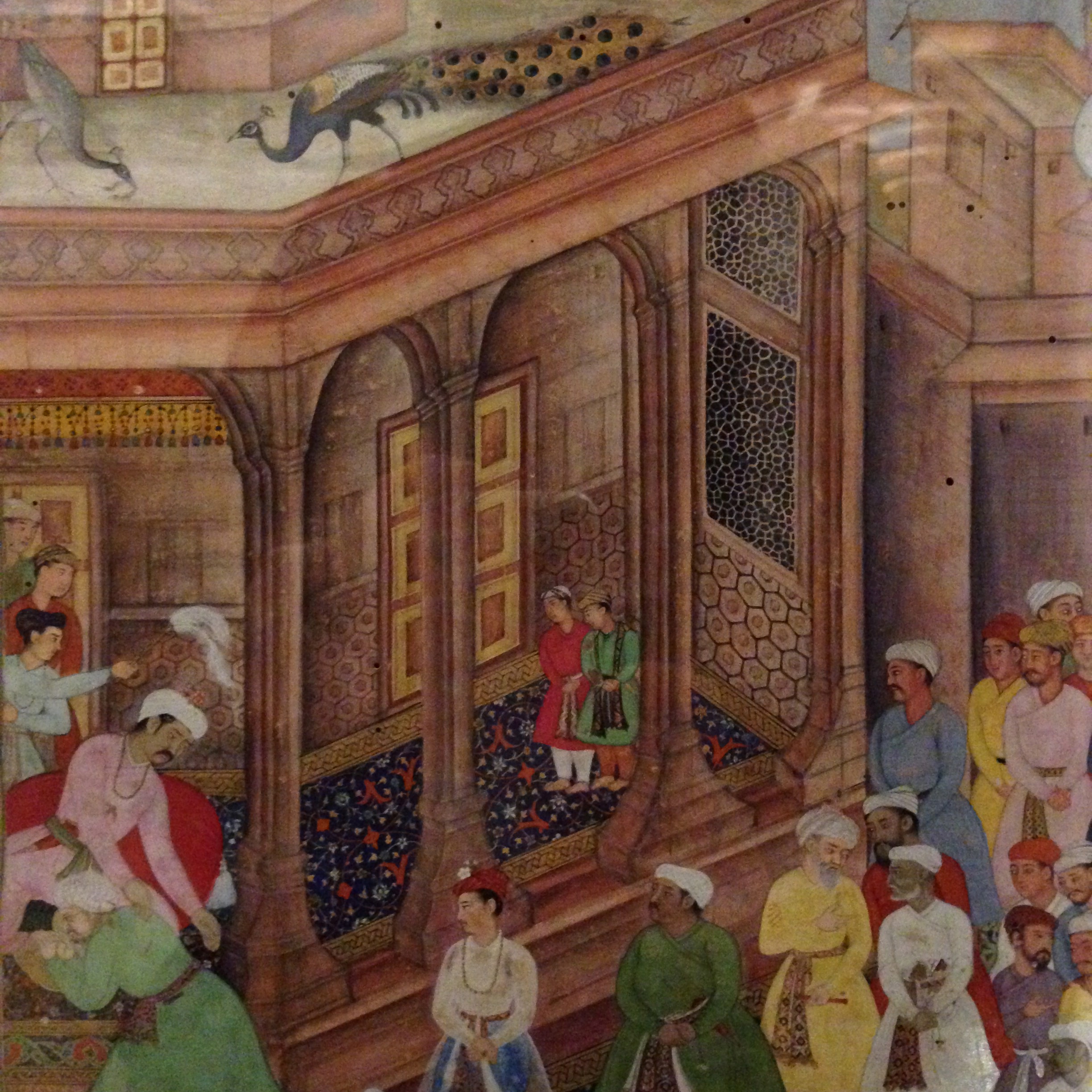 indian minature v and a close up