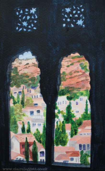 Alhambra Palace Terrace View 1