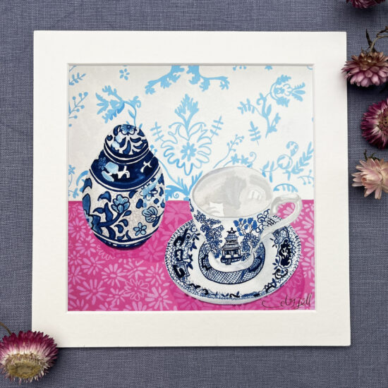 Willow Pattern print