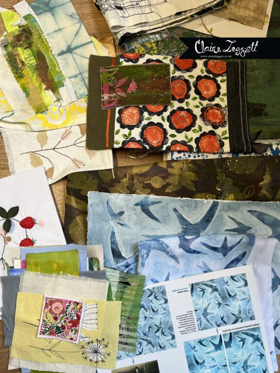 Claire Leggett talk at Birmingham Embroidery Textile Art group