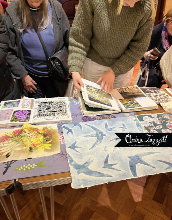 Claire Leggett talk at Birmingham Embroidery Textile Art group