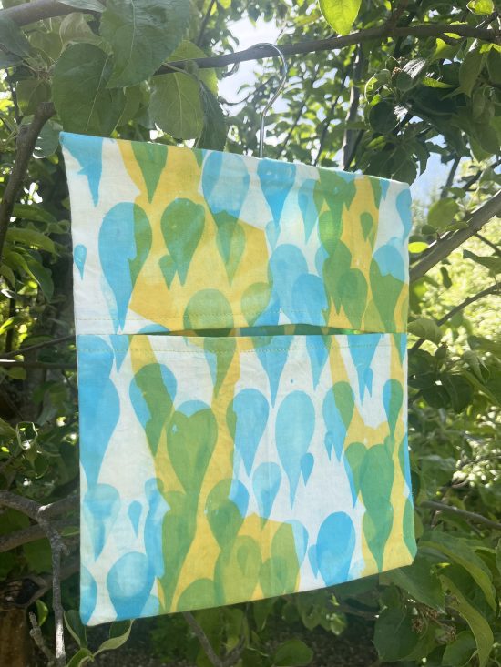 Raindrops Peg Bag